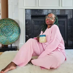Knit Longline Jumper - Pétale de Rose