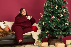 Knit Longline Jumper - Roast