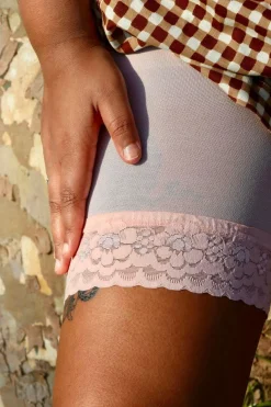 Lace Stay Cool Chub Rub Shorts - Ballet Pink