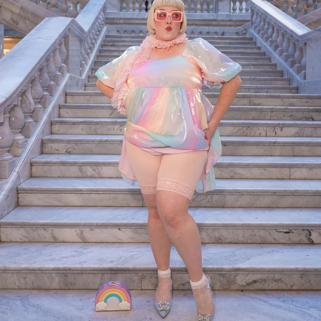 Lace Stay Cool Chub Rub Shorts - Ballet Pink