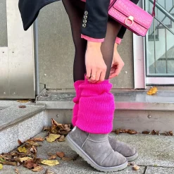 Leg Warmers - Neon Pink