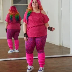 Leg Warmers - Neon Pink