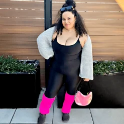 Leg Warmers - Neon Pink