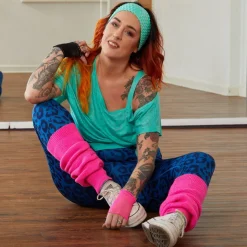 Leg Warmers - Neon Pink