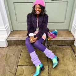 Leg Warmers - Periwinkle