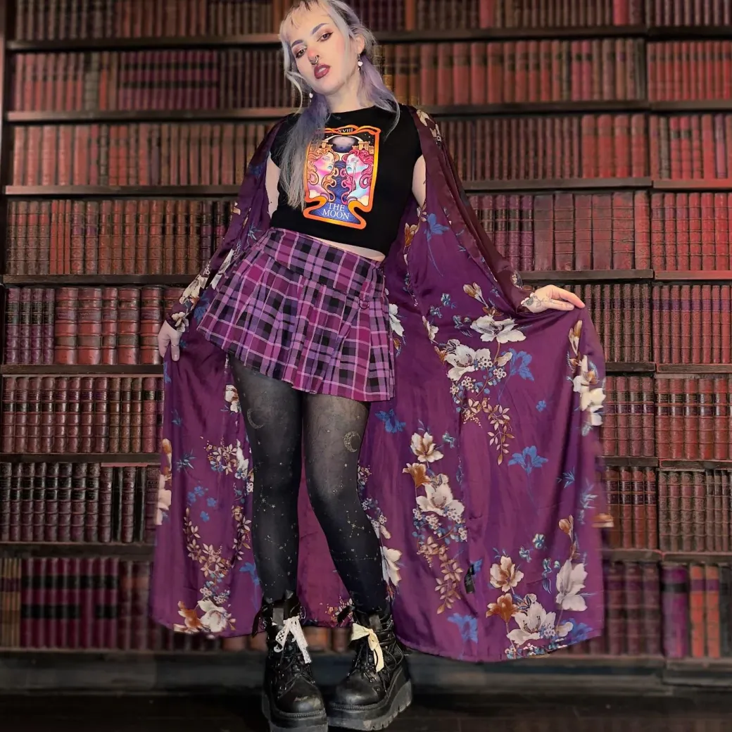 Major Arcana Baby Tee - XVIII The Moon
