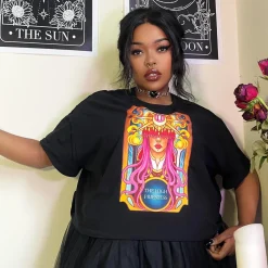 Major Arcana Boxy Tee - II The High Priestess