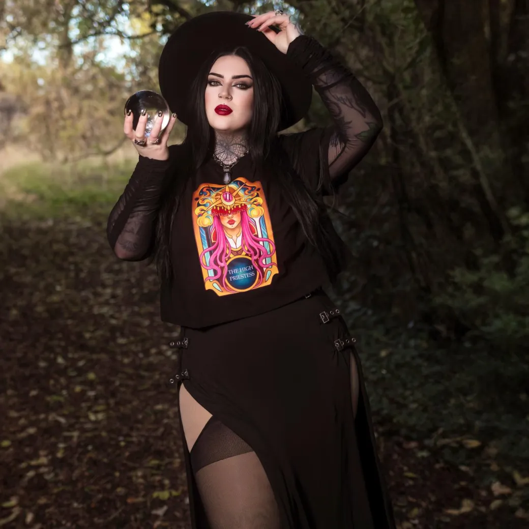 Major Arcana Boxy Tee - II The High Priestess