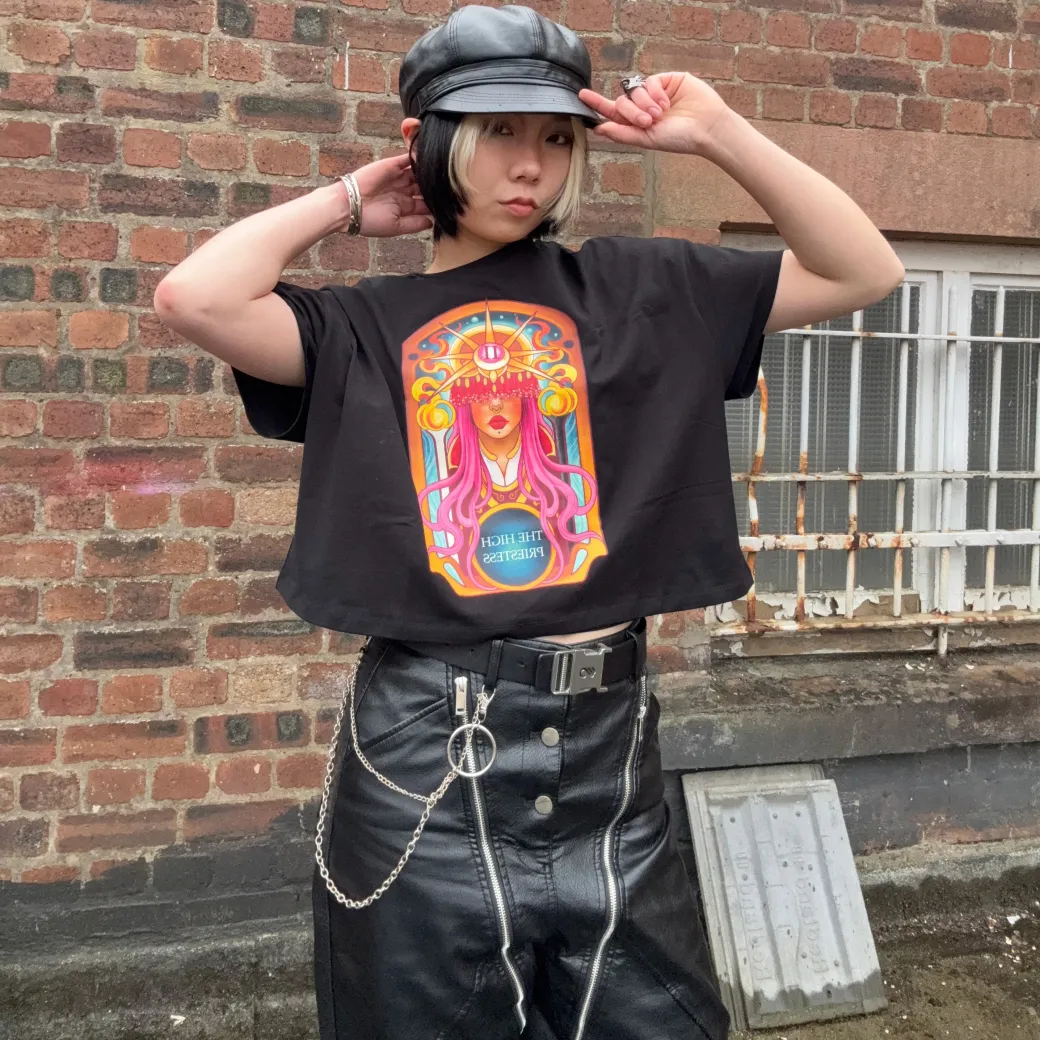 Major Arcana Boxy Tee - II The High Priestess