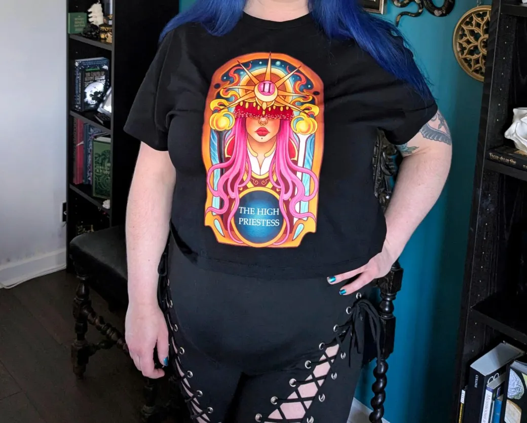 Major Arcana Boxy Tee - II The High Priestess