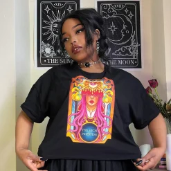 Major Arcana Boxy Tee - II The High Priestess