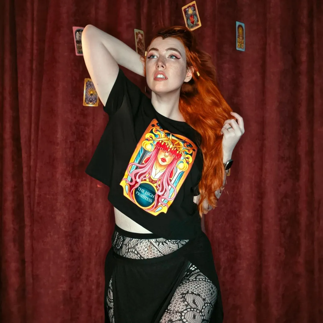 Major Arcana Boxy Tee - II The High Priestess