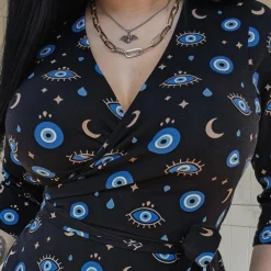 Malocchio Wrap Dress