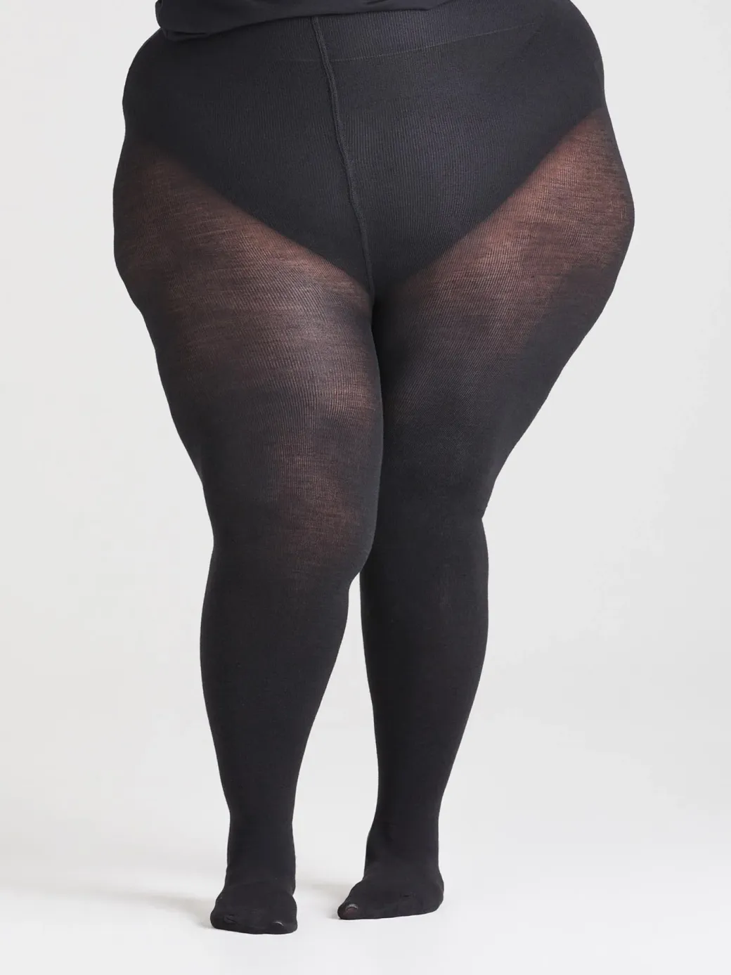 Merino Wool Tights - Black