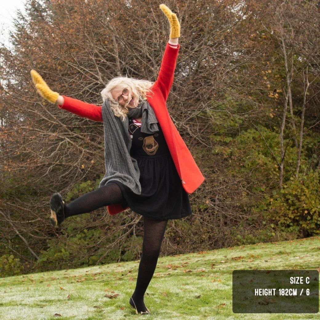 Merino Wool Tights - Black
