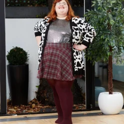 Merino Wool Tights - Red Velvet Cake