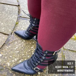 Merino Wool Tights - Red Velvet Cake