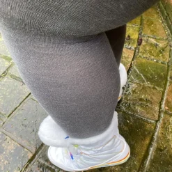 Merino Wool Tights - Silver Lining