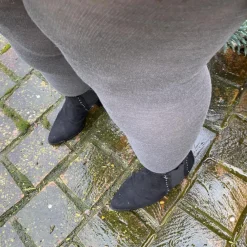 Merino Wool Tights - Silver Lining