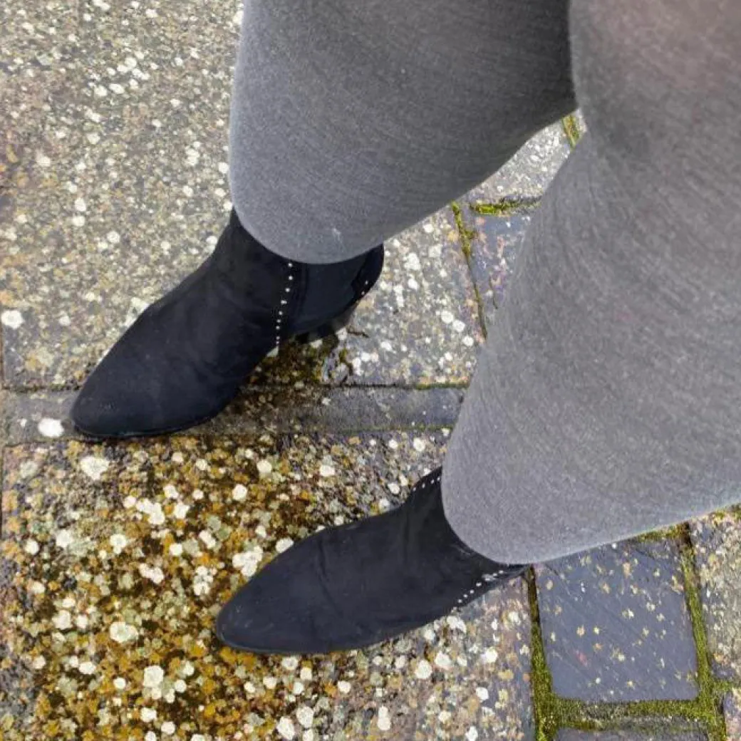 Merino Wool Tights - Silver Lining