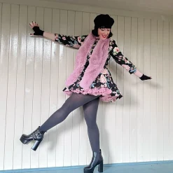 Merino Wool Tights - Storm Cloud