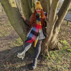 Merino Wool Tights - Storm Cloud
