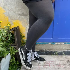Merino Wool Tights - Storm Cloud