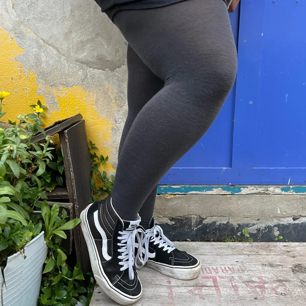 Merino Wool Tights - Storm Cloud