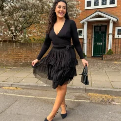 Mesh Skirt - Black