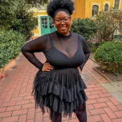 Mesh Skirt - Black