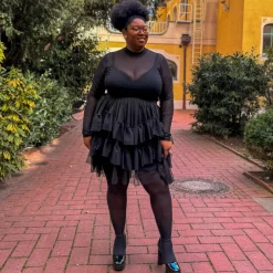 Mesh Skirt - Black