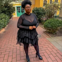 Mesh Skirt - Black