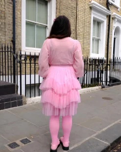 Mesh Skirt - Flushing Pink
