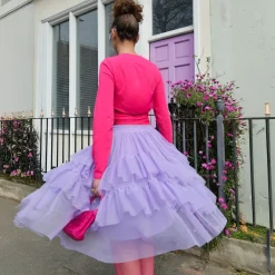 Mesh Skirt - Lavender Fields