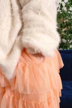 Mesh Skirt - Peach Mousse