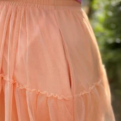 Mesh Skirt - Peach Mousse