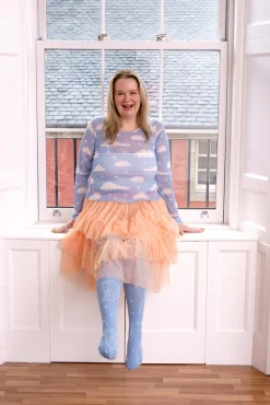 Mesh Skirt - Peach Mousse