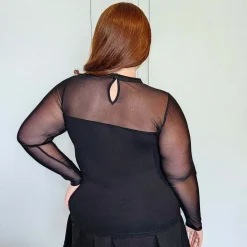 Mesh Sleeve Top - Florence