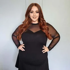 Mesh Sleeve Top - Florence