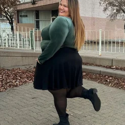 Mini-Flare Skirt - Black
