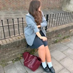 Mini-Flare Skirt - Charcoal