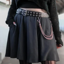 Mini-Flare Skirt - Charcoal