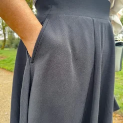 Mini-Flare Skirt - Charcoal