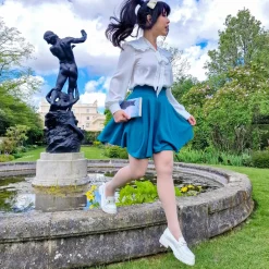Mini Flare Skirt - Ocean Teal