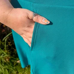 Mini Flare Skirt - Ocean Teal