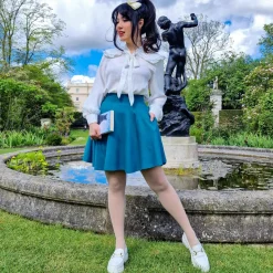 Mini Flare Skirt - Ocean Teal