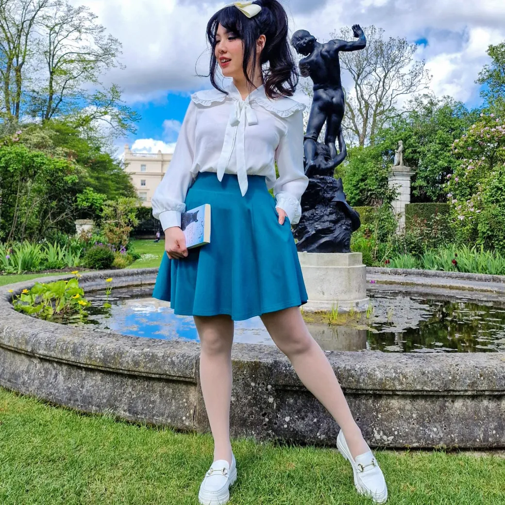 Mini Flare Skirt - Ocean Teal