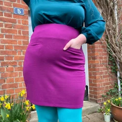 Mini Skirt - Figgy Pudding