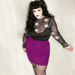 Mini Skirt - Figgy Pudding