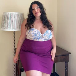 Mini Skirt - Figgy Pudding